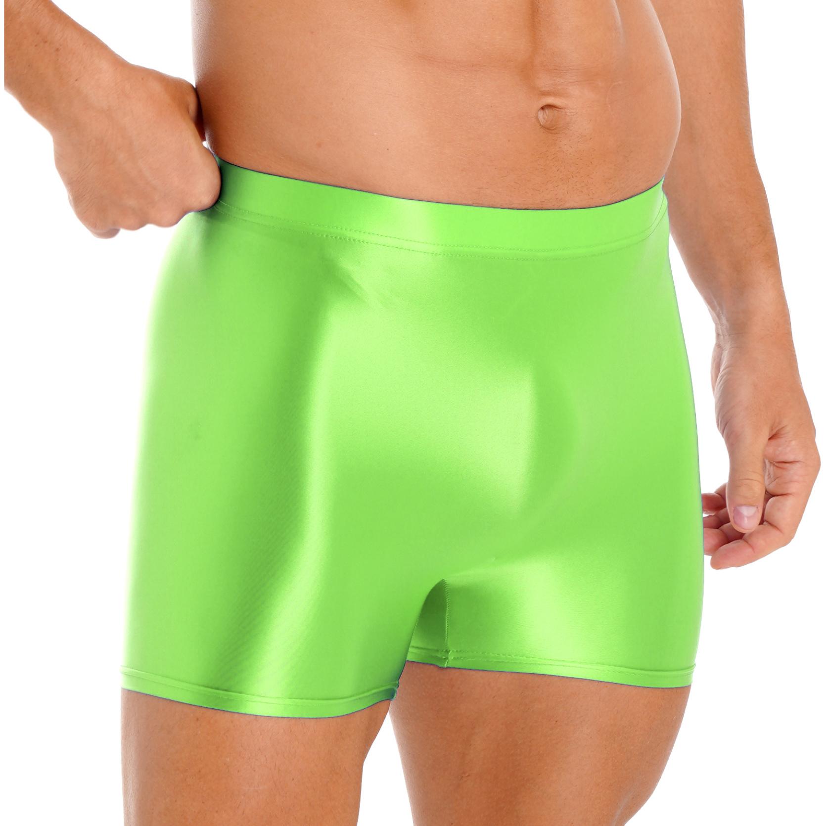 Herren-Laufshorts für Fitnessstudio, Workout, athletisches Bodybuilding, Fitness-Shorts XL fluoreszierende grün