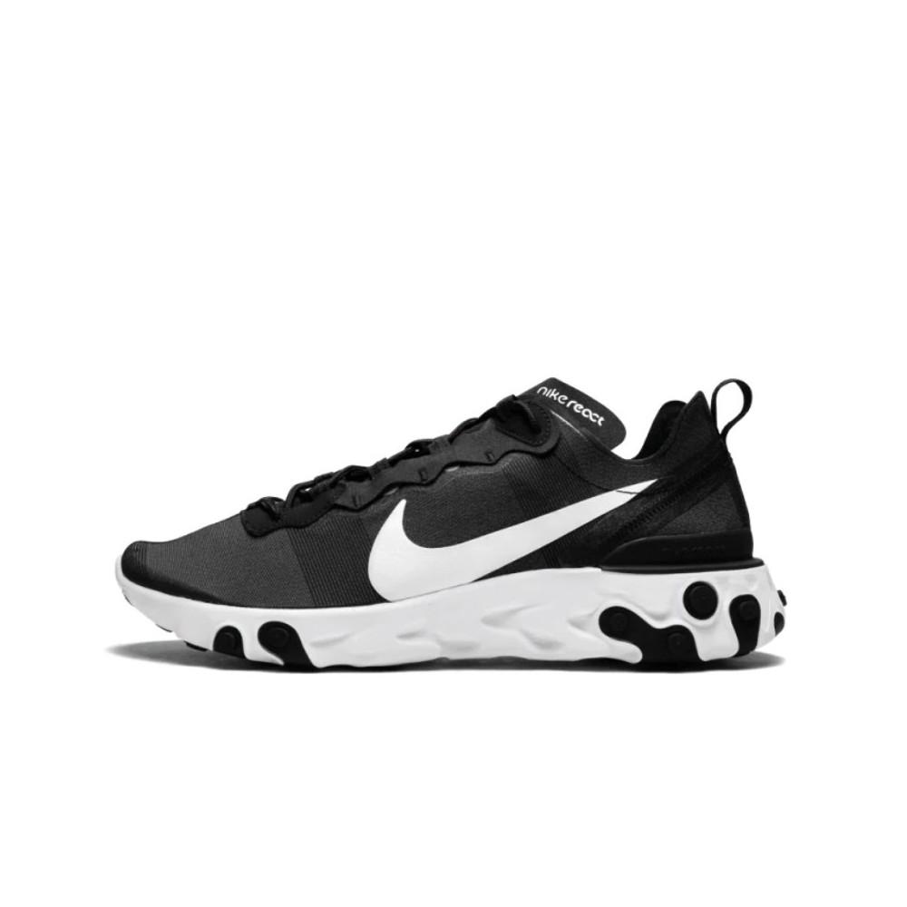Nike React Element 55 Schwarz Weiß EU 35.5 weiß