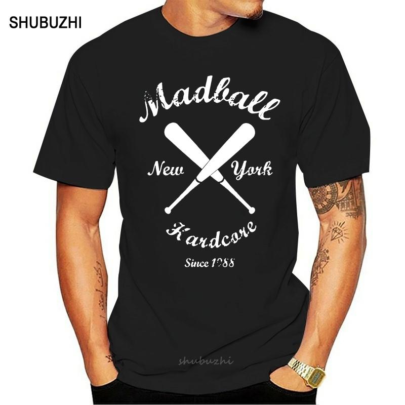 Herren T-Shirt Madball Unisex T-Shirt Bedrucktes T-Shirt Tops für Herren Baumwoll-T-Shirt Sommer Marke T-Shirt EU-Größe 3XL bunt