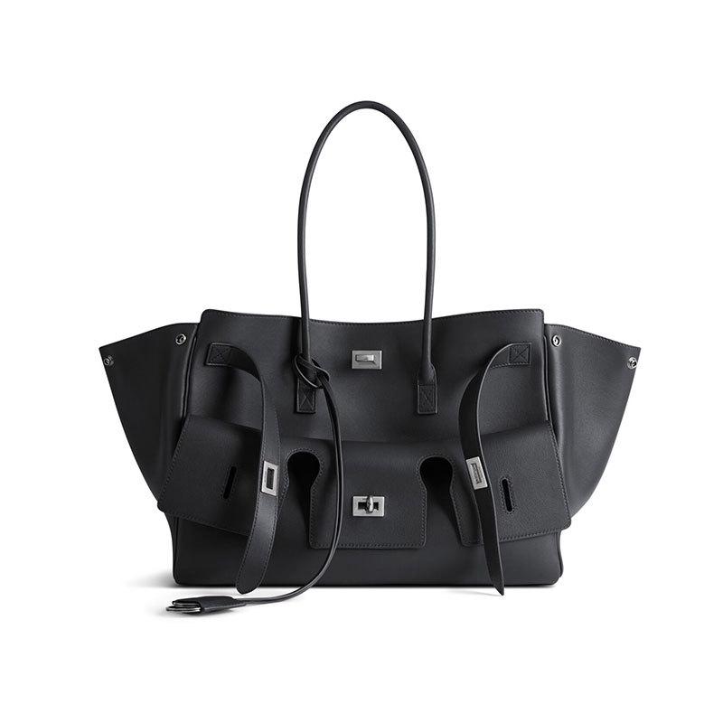 Tragetasche B's Neue Bel Air Umhängetasche für Herbst und Winter Entspannung Pendeln Große Tasche Modische und Hochwertige Tragetasche schwarz
