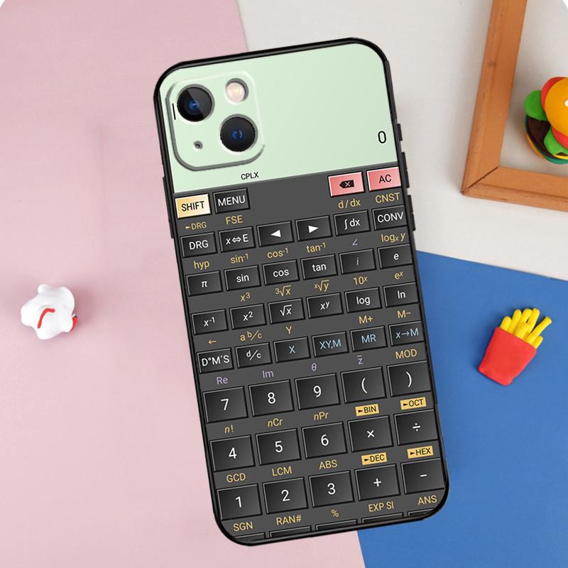 Einzigartiges Taschenrechner-Design Hülle Für iPhone 13 11 12 14 15 16 Pro Max Mini X XR XS Max Plus Weiche Hülle iPhone 12 Pro