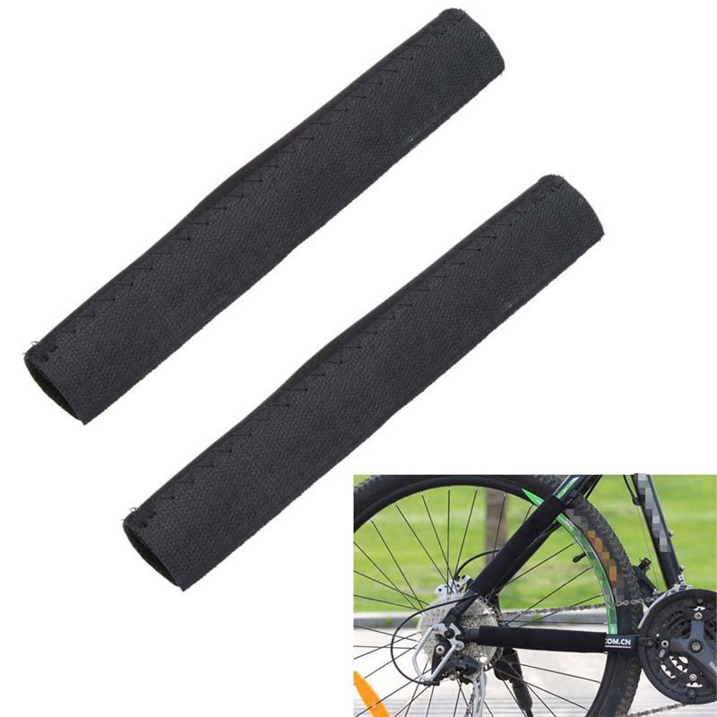 Fahrradkettenschutz, verdickter Schutz, MTB-Fahrradkettenschutz, Fahrradzubehör, 22 x 11 cm schwarz