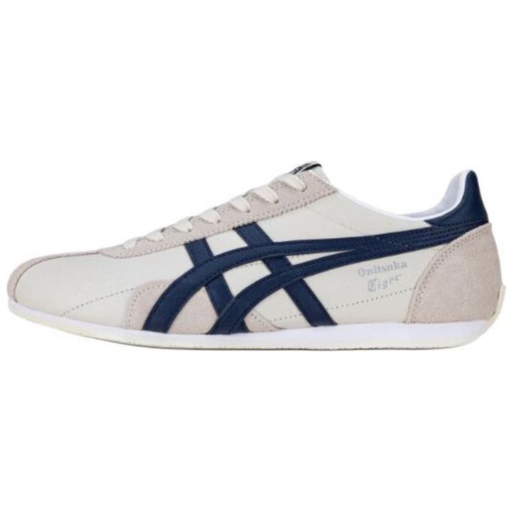 Onitsuka Tiger Runspark Bequeme Vielseitige Rutschfeste Langlebige Leichte Low-Top Laufschuhe Unisex Laufschuhe Beige 1183B480-203 36