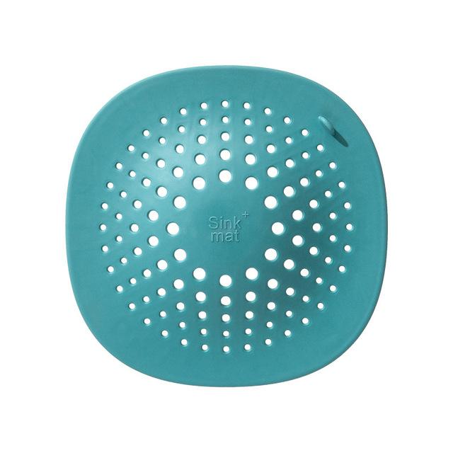 Haushalt Küche Waschbecken Filter Dusche Abfluss Haar Catcher Stopper Badezimmer Boden Ablauf Abdeckung Universal Anti-verstopfen Waschbecken Sieb grün
