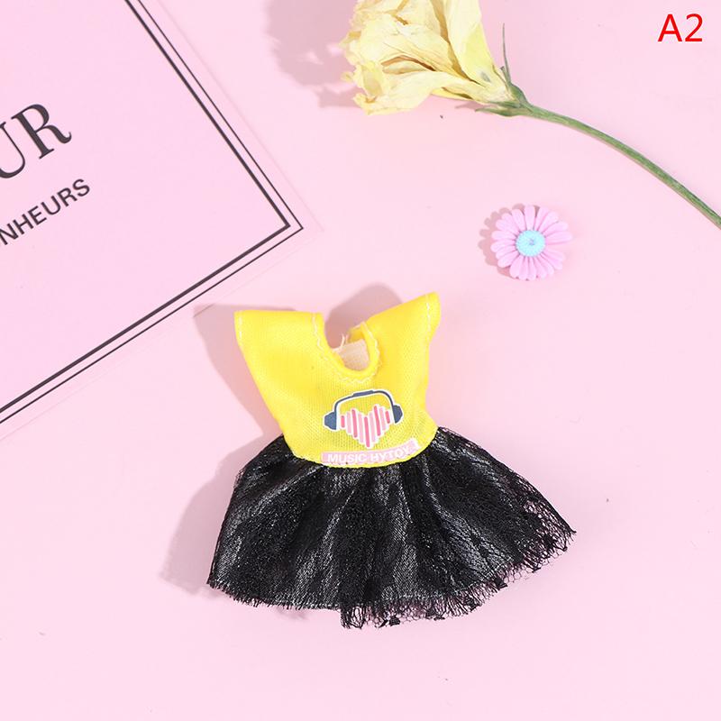 Mode 1:8 Puppenhaus Mini Puppe Kleidung Rock Anzug Kinder Diy Puppe Kleid Mädchen Spielzeug A2