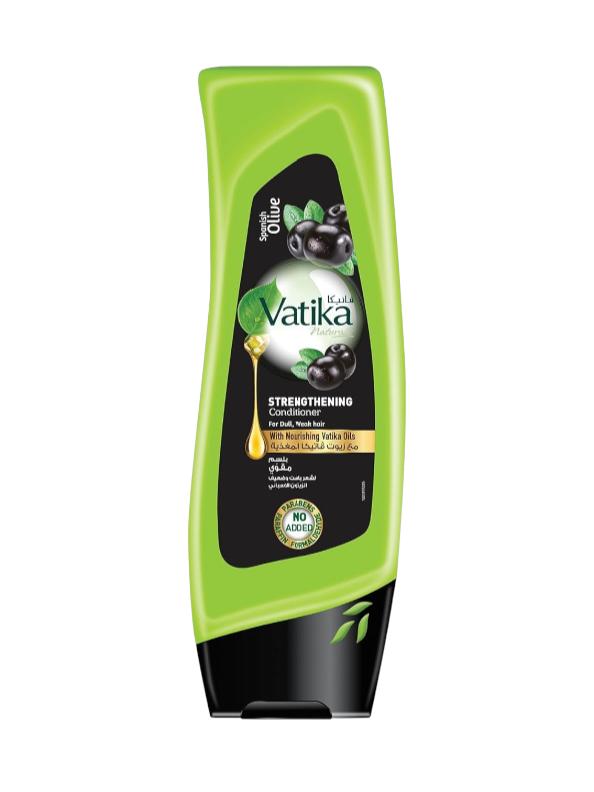 3 Größen Haarspülung mit Olivenöl Vatika Dabur VAE, Indien | Ultra-Nährung, Frizz-frei, Starkes & Seidiges Haar | Für Glanzloses & Schwaches Haar 200 ML + 200 ML