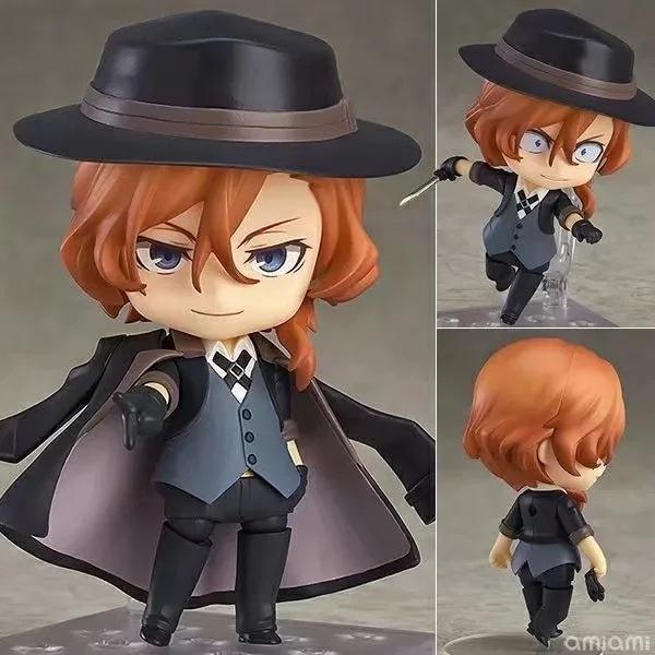 Anime Bungo Stray Dogs Nakahara Chuya PVC Action Figure Sammlung Modell Spielzeug Geschenke Cosplay Geschenk bunt