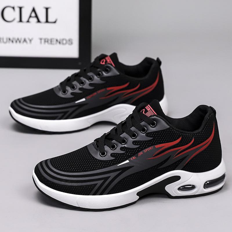 Männer Sport Schuhe Frühjahr Neue Männer Paltform Air Kissen Casual Schuhe Mode Lässig Turnschuhe Männer Mesh Atmungsaktiv Männer Turnschuhe 44 gray