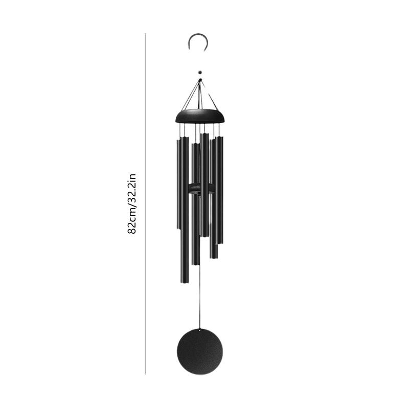 Windspiele für draußen, großes Windspiel aus Aluminium, 91,4 cm, Zen-Atmosphäre, tolles Geschenk für Freunde, anmutiger tiefer Ton, Unisex-Geschenk