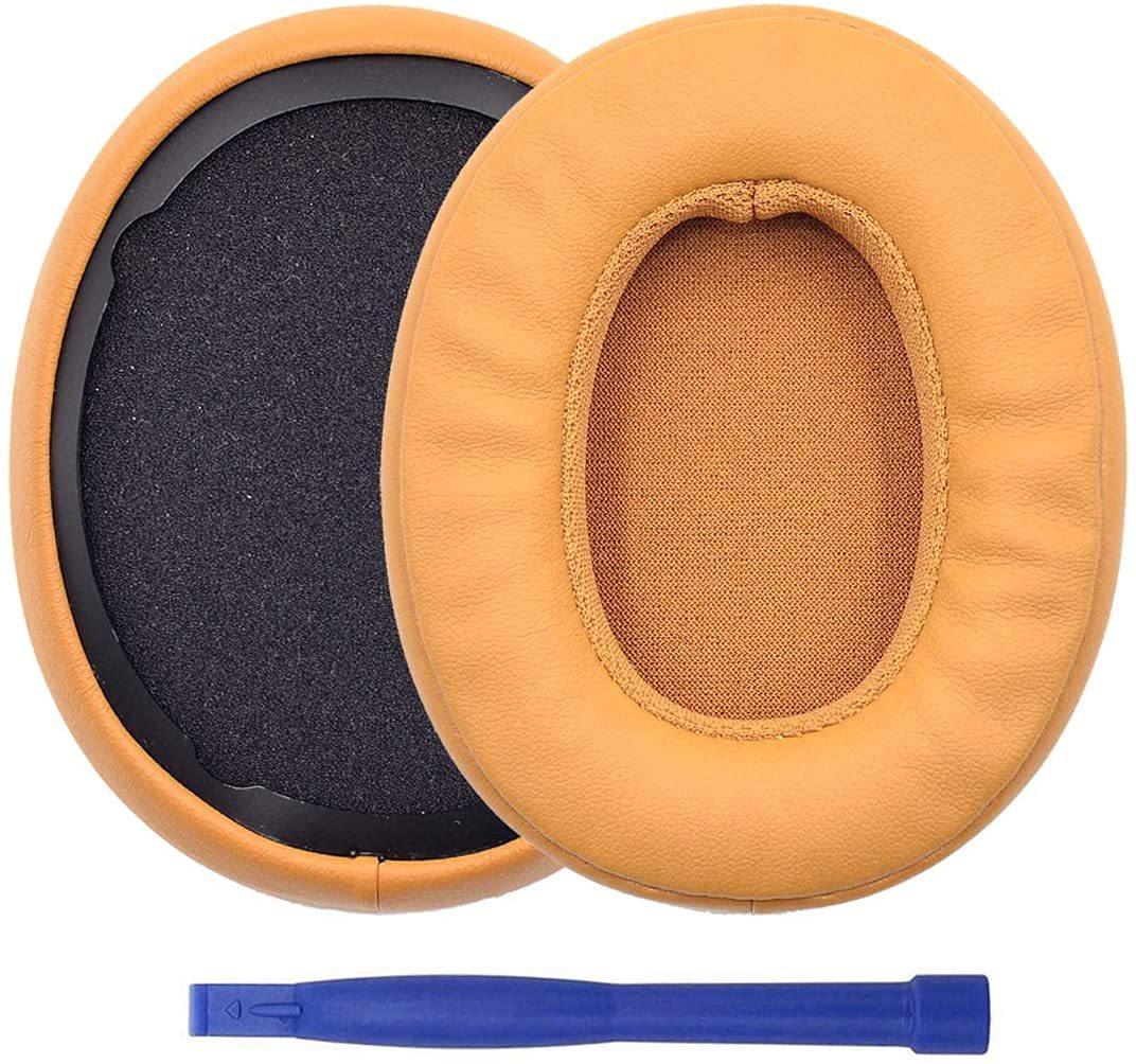 1 Paar Ersatz-Ohrpolster-Kissen für Skullcandy Crusher Wireless Crusher Evo Crusher ANC Hesh 3 Kopfhörer braun