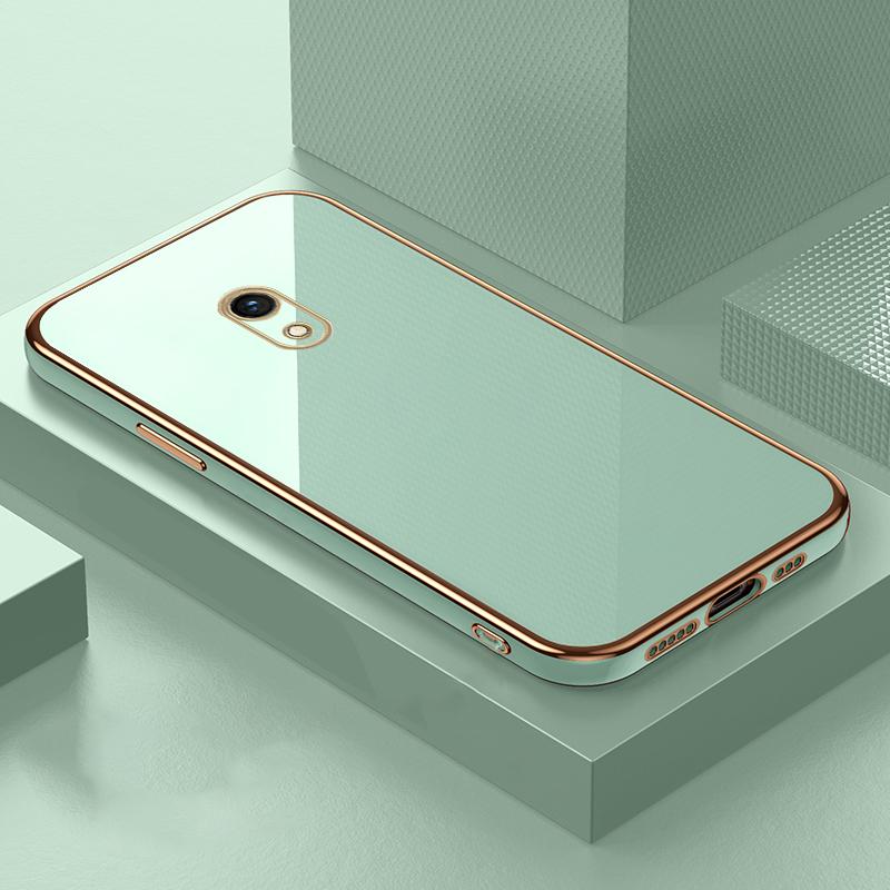 Luxus Quadratische Beschichtung Silikon Telefon Fall für Samsung Galaxy J3 J5 J7 Pro 2017 J330 J530 J730 Coque Ultra Dünne weiche Abdeckung J3 2017 J330 grün