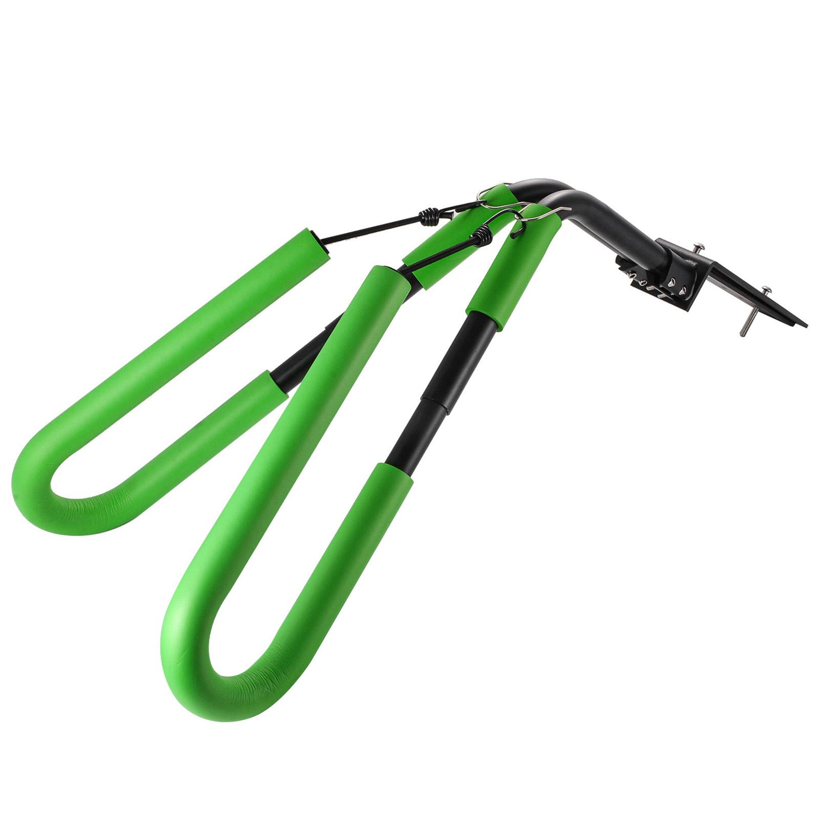Surfbrett Rack Surfbrett Halter Shortboard & Longboard Rack Universal für Roller/Moped Fahrrad Seite grün