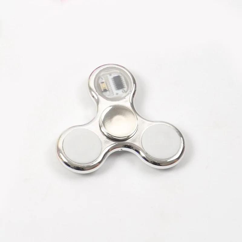 Leuchtender LED Fidget Spinner Hand Kreisel Finger Stressabbau Spielzeug für Kinder Kinder Leuchtet im Dunkeln Licht EDC Figet Spiner