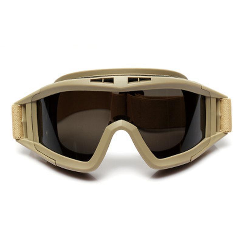 Army Tactics Paintball-Brille, Outdoor-Schießen, Bewaffnung, Schutz, stoßfeste Brille, Militärsport, Paintball-Helm, Brille khaki