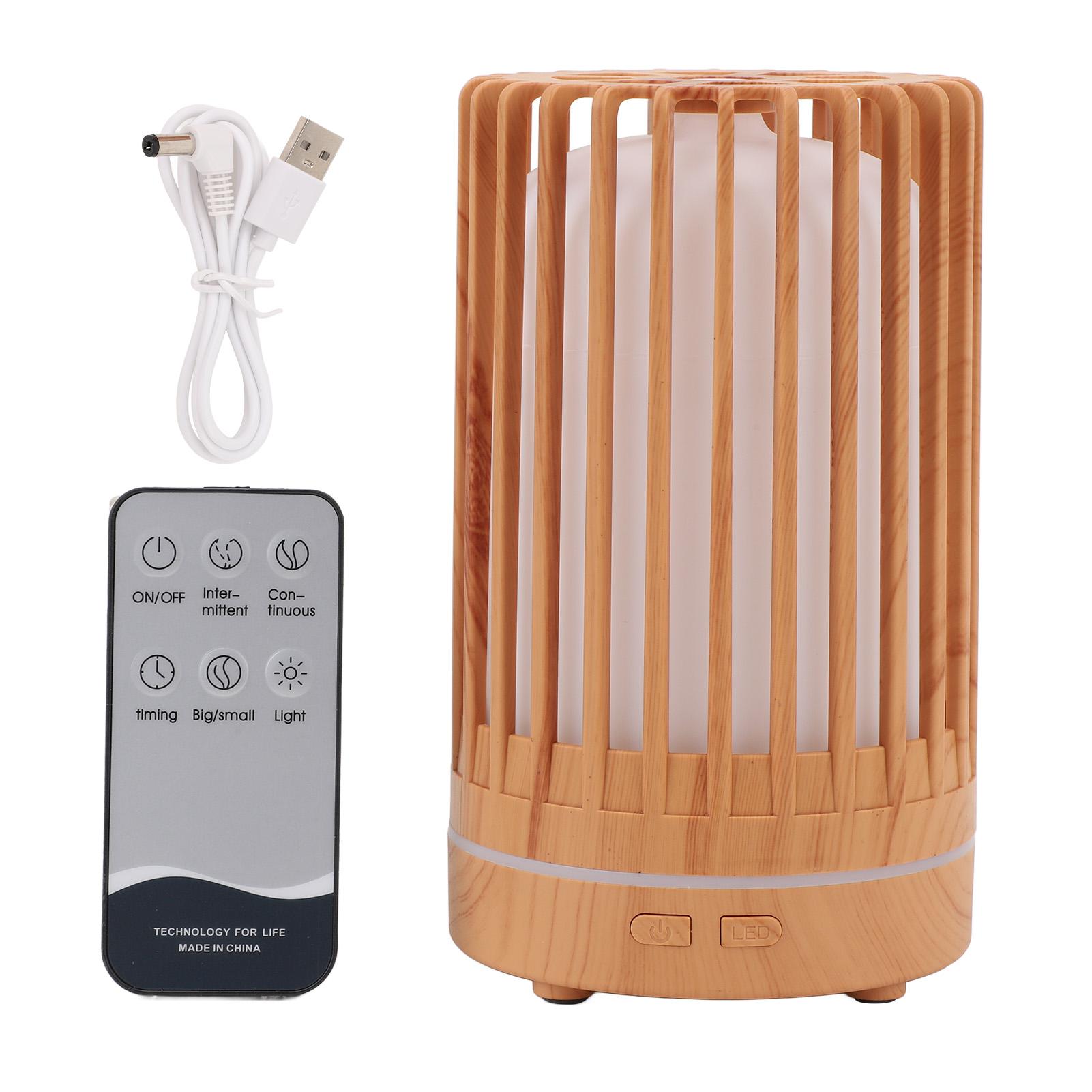 Luftbefeuchter mit bunten Lichtern Vogelkäfig Ultraschall-Luftbefeuchter USB 200ML Geräuscharm Wassermangel