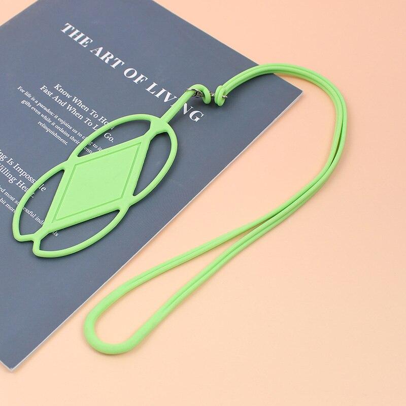 Silikon Handy Lanyard Halter Fall Abdeckung Universal Telefon Neck Strap Halskette Sling Für Smart Handy lanyard für telefon grün