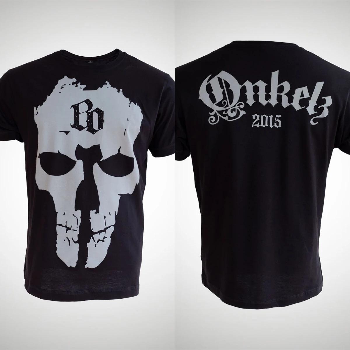 Böhse Onkelz T-Shirt Deutsche Heavy Metals Welttournee Merch Kurzarm Damen Herren Oversized Y2K T-Shirt Hochwertige Baumwollkleidung 4XL braun