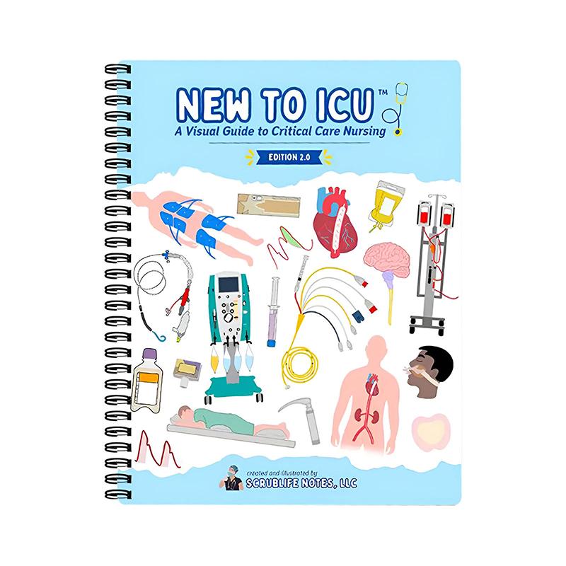 Zu Icu 2.0 Funktionen: Intensivpflege Visueller Leitfaden Krankenschwester Buch Krankenpflege Bilderbuch