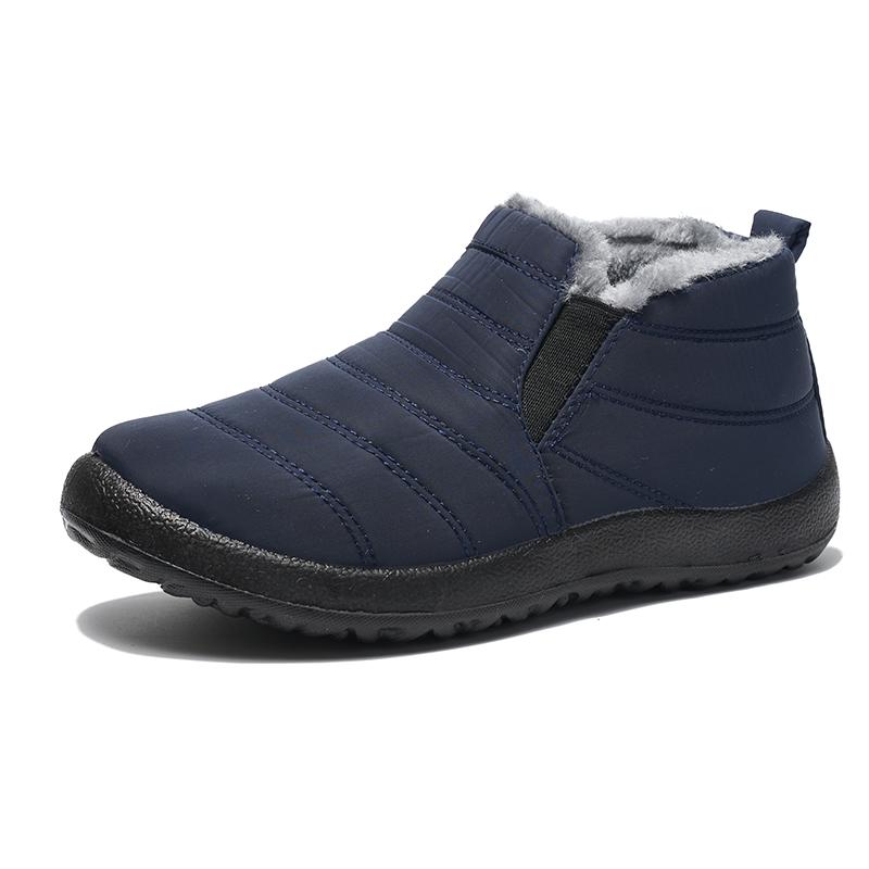 Neue Winter warme Damen Schneestiefel Plüsch Stiefeletten Damen Stiefeletten 42 blau