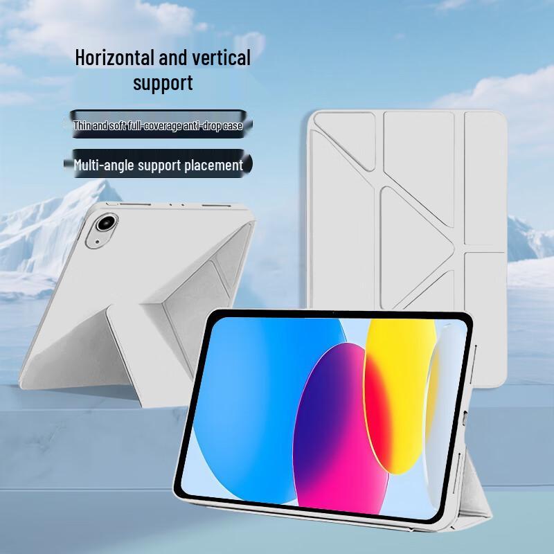 Apple iPad Schutzhülle mit Ständer iPad 11 (A16)/iPad 10 gray