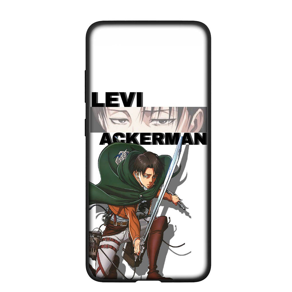 Handyhülle für Samsung Galaxy S24 S23 iPhone 15 14 Xiaomi Redmi Note 13 12 11 8 10 9 Pro Max X XR OPPO 9C Huawei Anime Levi Attack On Titan Eren Cover for Samsung Galaxy Note 8 ceil