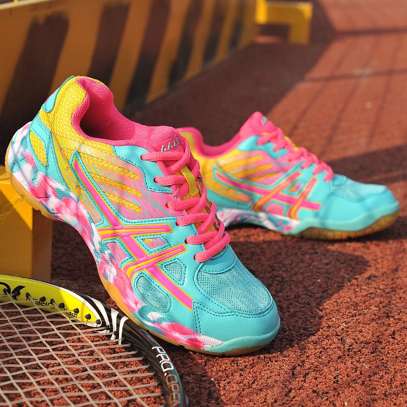 2024 Neue Damen Sneaker Herren Badmintonschuhe Leicht Schwarz Atmungsaktiv Damen Outdoor Sport Training Damen Leichtathletik Sport Grün 44 hellgrüne