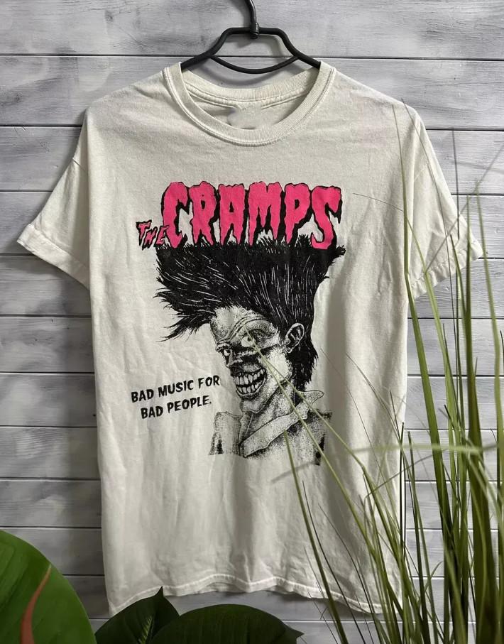 The Cramps Bad Music For Bad People Kurzarm T-Shirt Größe S-4XL S