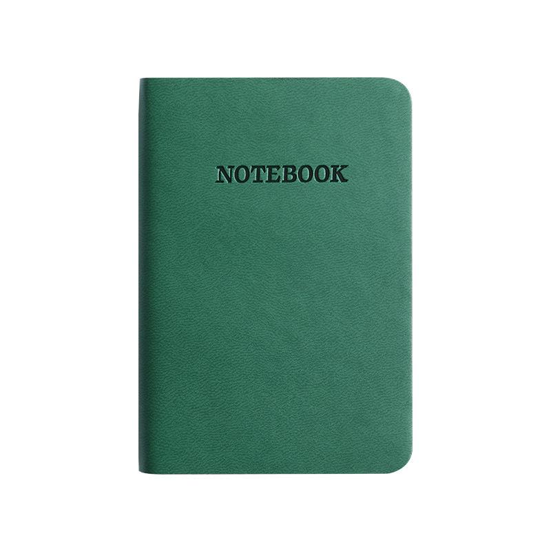 A7 Mini Notebook Tragbare Tasche Notizblock Memo Tagebuch Planer Agenda Büro Schule Schreibwaren Einfache Mini Notebook dunkelgrüne