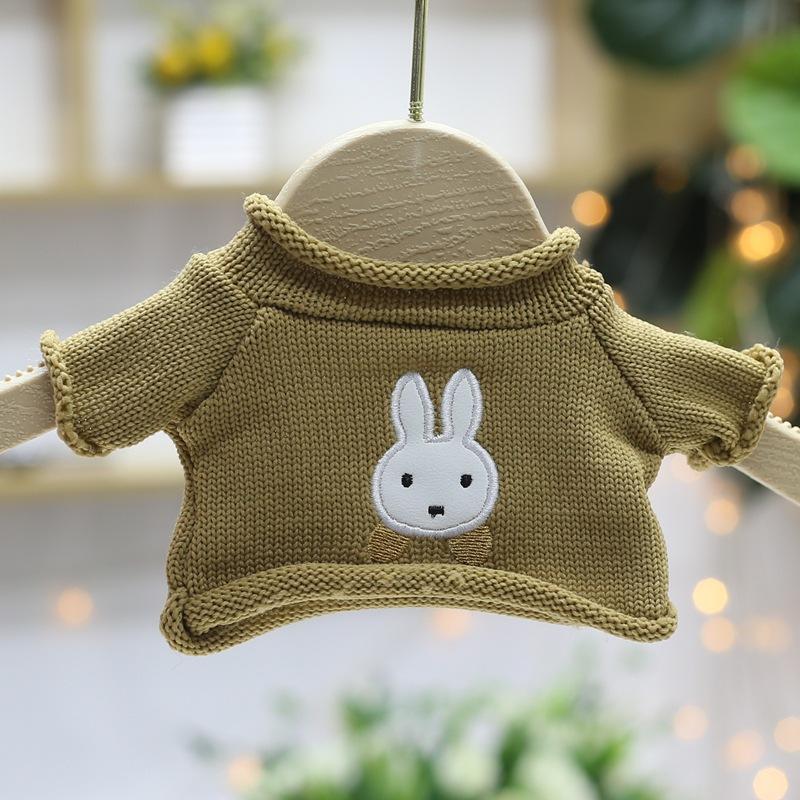 30cm Teddybär Bär Zubehör Zubehör Puppe Puppe Kleidung ersetzen Plüschtiere Pullover Pullover Zubehör Bunny camel sweater