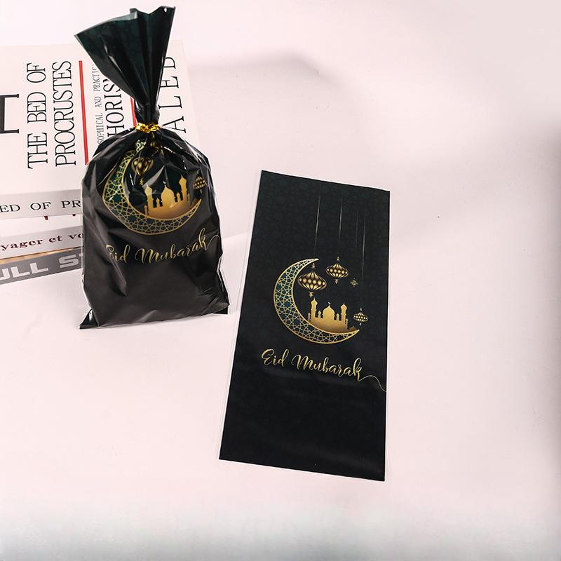 50 STÜCKE Kekverpackungsbeutel Weihnachten Halloween Feiertagsatmosphäre Geschenktüte Süßigkeiten Brot Schneeflocke Gebäck Geschenktüte OPP Flache Tasche 50pcs