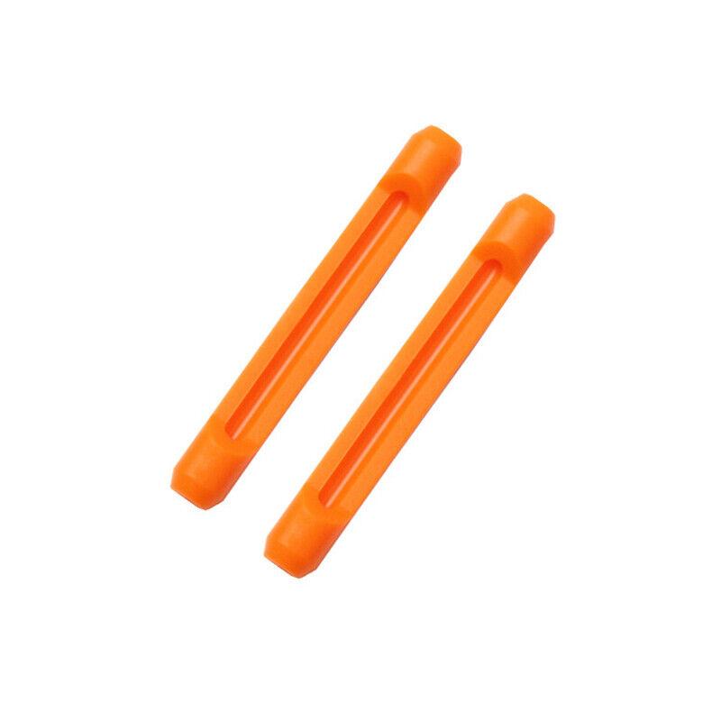 Brillen Sonnenbrille Brillen Anti-Rutsch-Abdeckung Ohrbügel Silikon Beine Ärmelhalter 3pairs orange
