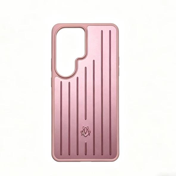 Sle Business Luxus RImowa Koffer Handyhülle Für Samsung Galaxy S26 Ultra Aluminiumlegierung Ice-Sense Rückwand Vollständig schützende Handyhülle Mit Box samsung galaxy s26 ultra rosa