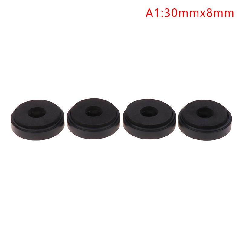4Pcs Lautsprecher Spikes Stand Füße Audio Aktive Lautsprecher Reparatur Teile Zubehör 30*8mm schwarz