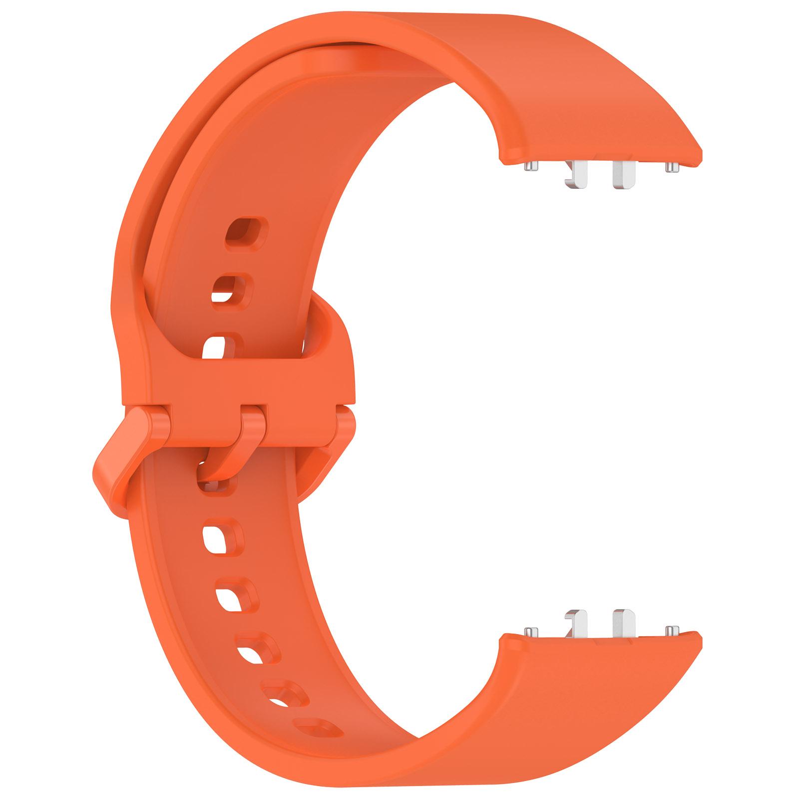 Samsung Galaxy Fit 3-Armband für Samsung Galaxy Fit 3 Sportuhr, Silikonarmband, Ersatz-Sportarmband für Samsung Galaxy Fit3-Armband, Zubehör Samsung Galaxy Fit 3 orange