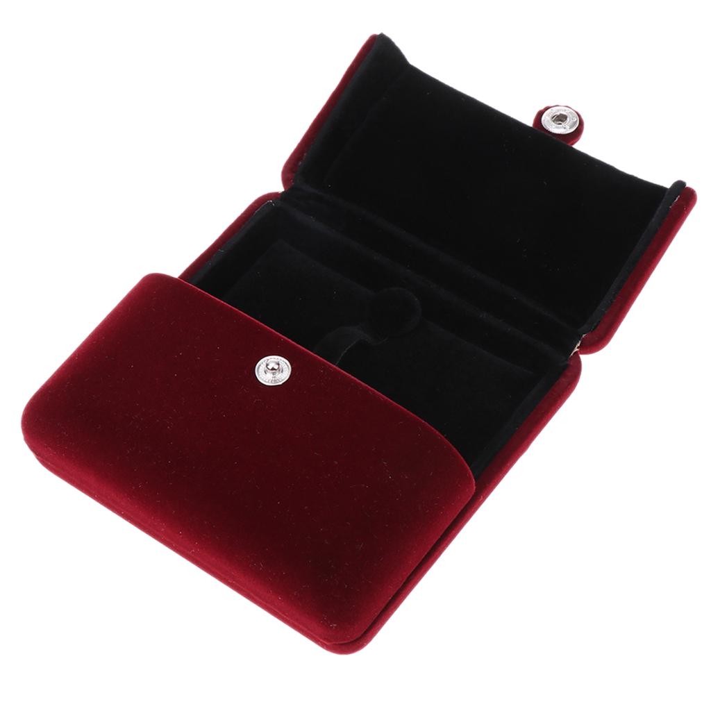 1 Stück Schmuck-Geschenkboxen für Armreif, Halskette, Armband, Einzelring-Box Bracelet Box wein rot