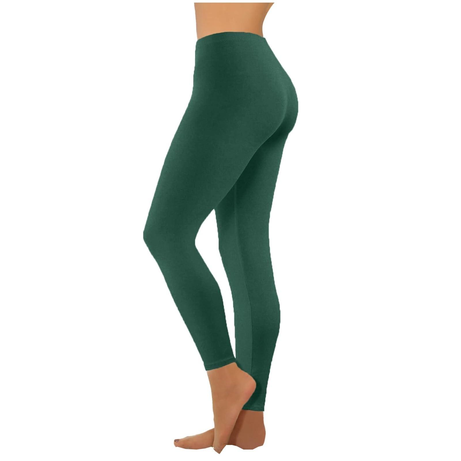 Damen-Leggings mit niedriger Taille und schmaler Passform, 9-Punkt-Leggings, lässige Yoga-Hose mit Hüftlift XL