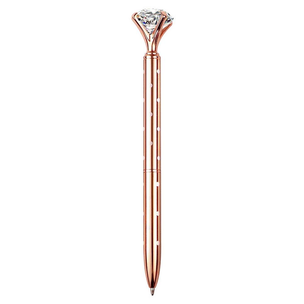 Stift Kugelschreiber Student Schreibwaren Büro Business Geschenke 1,0mm Metall Feder Strass Stift Kugelschreiber rose gold
