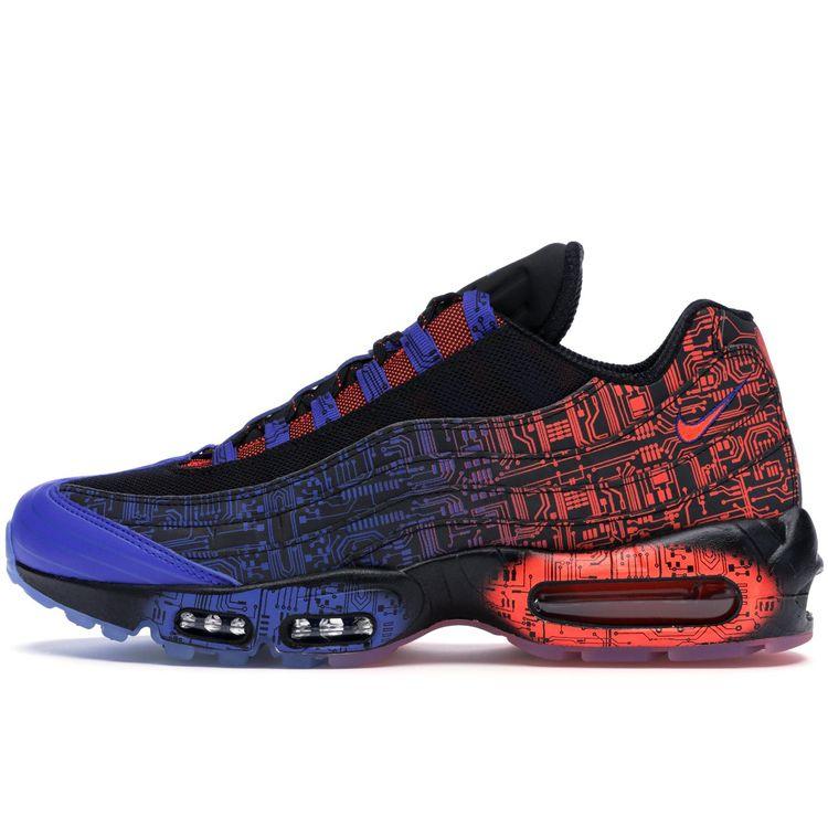 Nike Air Max 95 Doernbecher Low Top Laufschuhe Unisex Laufschuhe Schwarz Blau Rot 839165-064-2019 42
