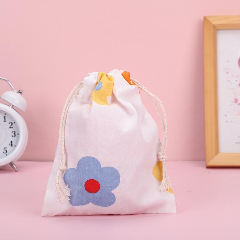 Obst-Druck-Aufbewahrungstasche mit Kordelzug, Kleingeld-Lippenstift-Kopfhörer-Beutel, Mini-Süßigkeiten-Schmuck-Taschen-Organizer, Kosmetiktaschen