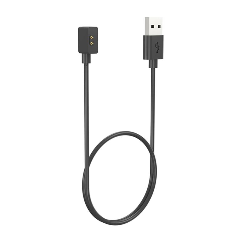 Für Mi Band 8 USB-Magnet-Ladekabel, Ersatz, magnetischer Saug-Ladedraht, Zubehör, Armbanduhr-Ladekabel für Xiaomi Mi Band 8 100cm schwarz