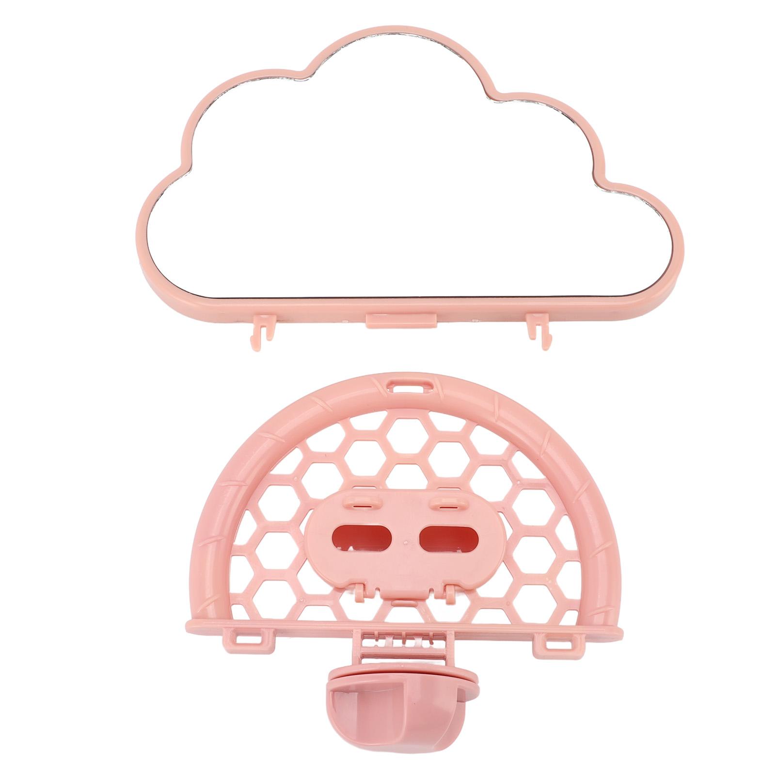 Vogelspiegel mit Sitzstange Multifunktional Interaktiv Stilvolles Aussehen Robuste Struktur Vogelkäfig