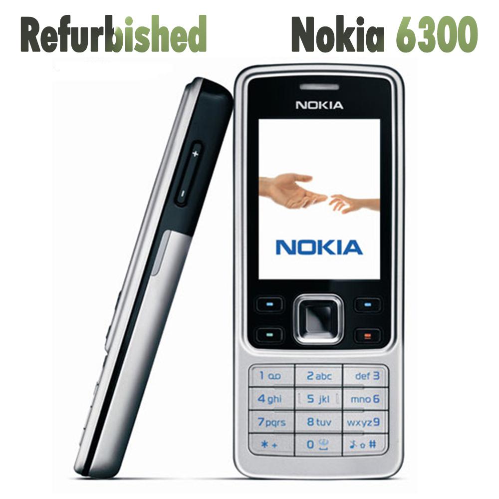 Generalüberholtes Original Nokia 6300 Entsperrtes Mobiltelefon mit 1 SIM simple set schwarz