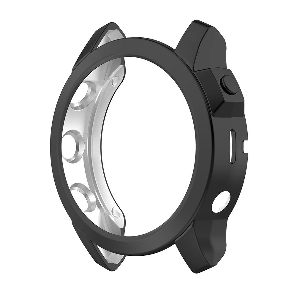 Hohle TPU-Schutzhülle für Garmin Fenix 7 7S 7X Sapphire Solar Protector Bumper Shell Cover For Garmin Fenix 7X schwarz