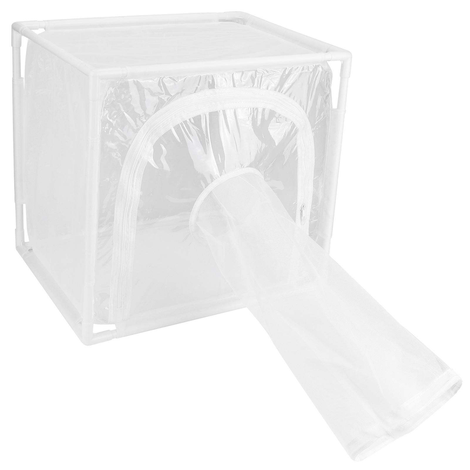 Insektennetz Käfig Gewächshaus Außen Belüftet Schmetterlings Lebensräume Käfig 40x30x40cm