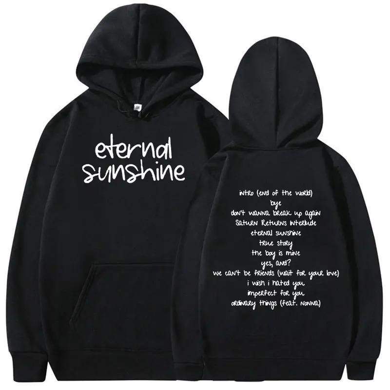 Ariana Grande Eternal Sunshine Neuer Kapuzenpullover M schwarz