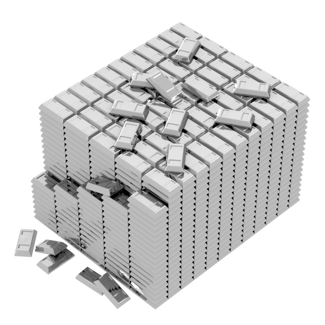 Millionär Geld Dollar USD MOC Bausteine Spielzeug Kinder Sammlung Souvenir Geschenk Rollenspiel Spaß Dekoration Jungen Geschenk 2PCS-A11630