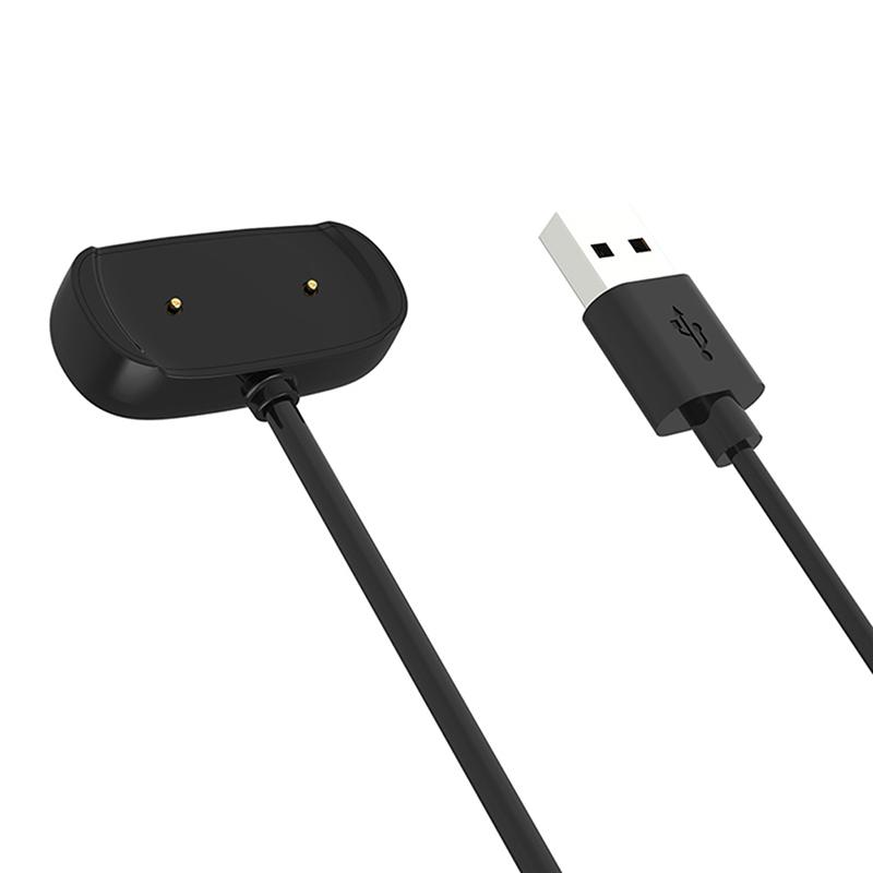 Ladekabel für Amazfit Pop Ladehalterung für Amazfit Gtr2 Gts2 USB Magnetisches Ladekabel Zubehör black