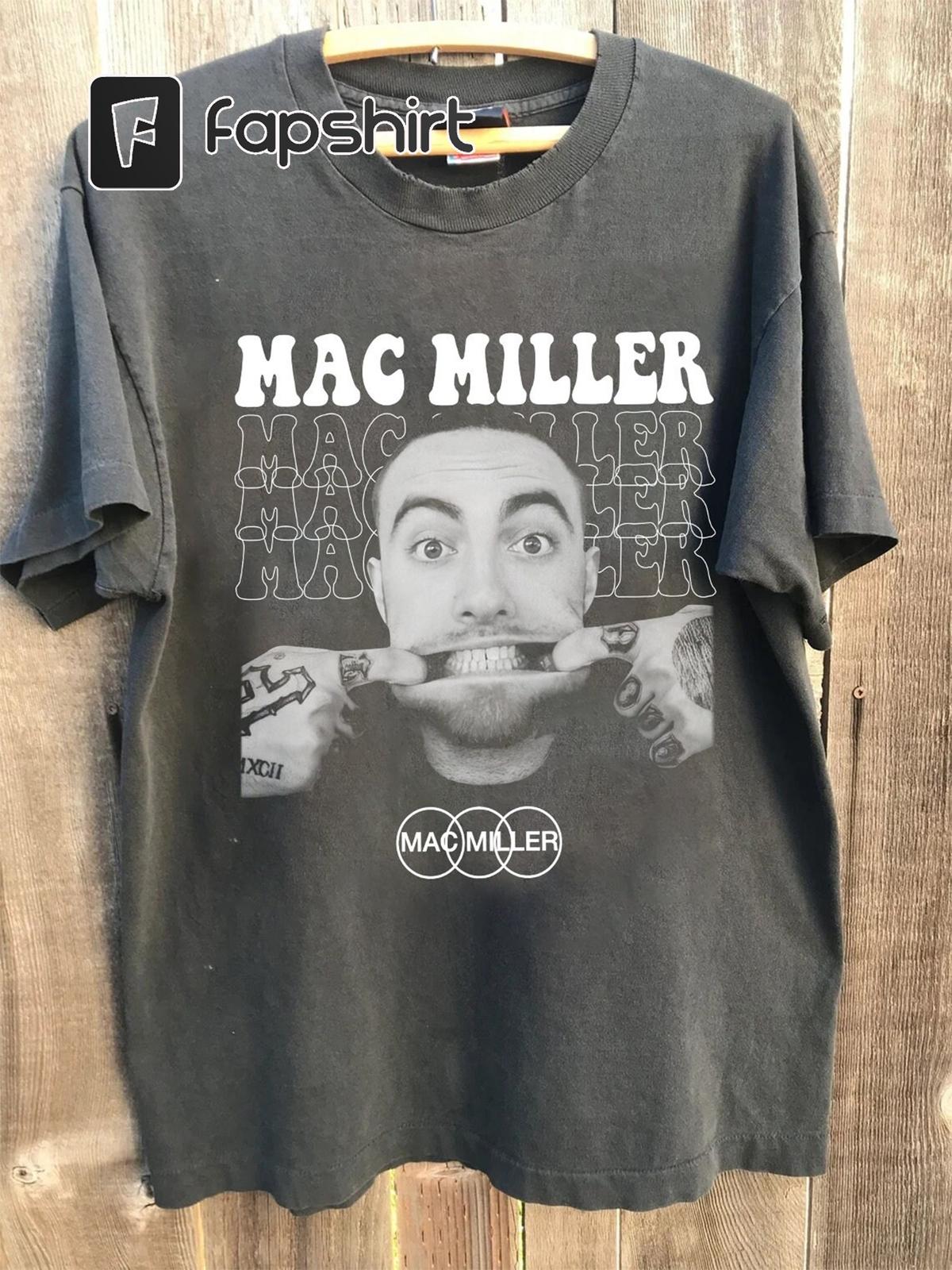 Mac Miller Shirt Mac Miller T-Shirt S5XL Unisex Geschenk Für Fan VN3747 L gray