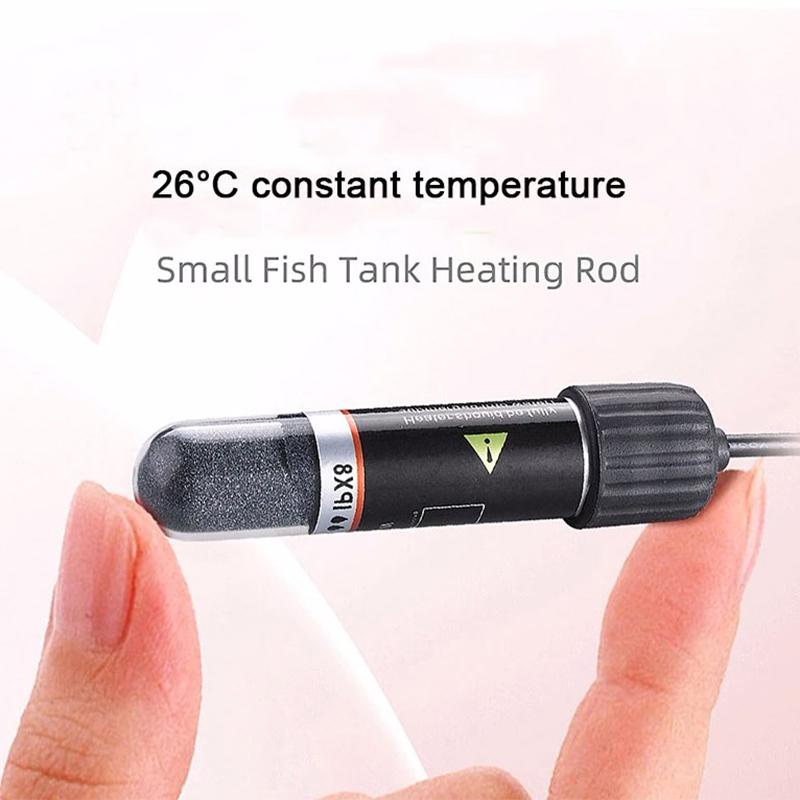 USB-Mini-Aquarium-Heizstab für kleine Fische Tank 26 Grad Celsius Konstante Temperatur Aquarium Heizung Tauchthermostat Heizung 10W