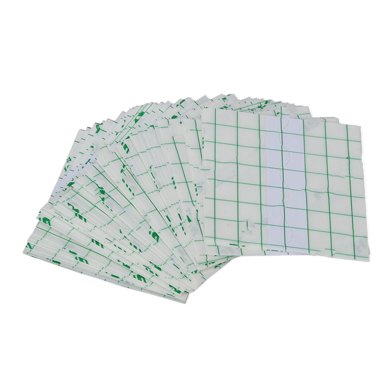 100 Stück Wasserdichter Tattoo-Klebeverband Tragbarer Transparenter Tattoo-Schutz PU-Folie für Dusche 2.8 X 2.8in